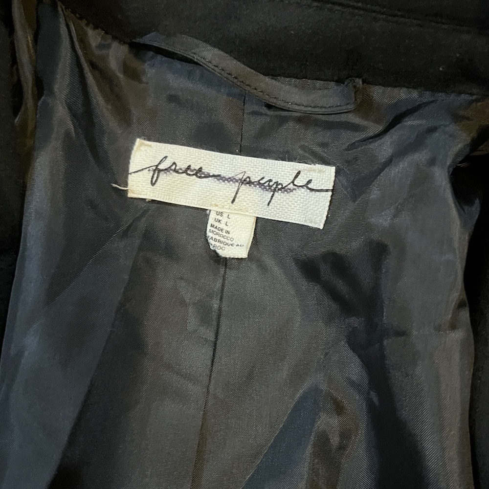 Free People Dilger Jacket Long Coat Size Large NWT - Picture 7 of 14